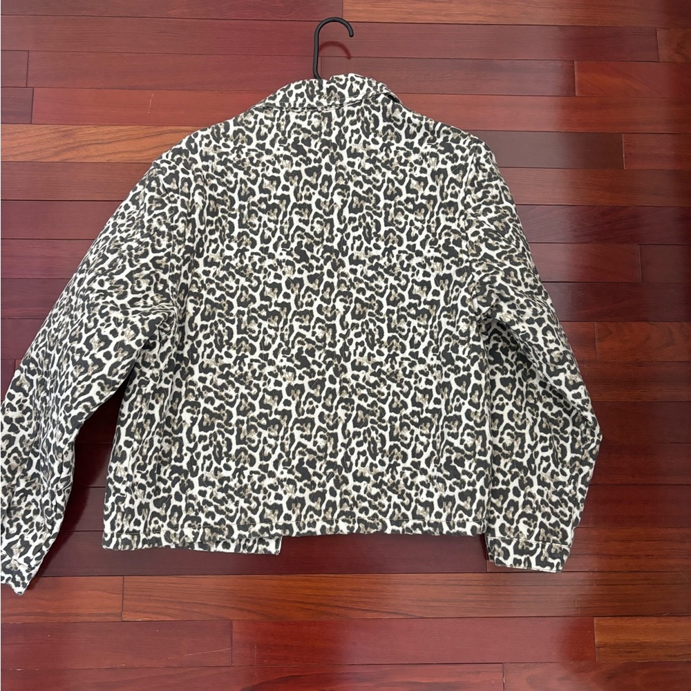 Leopard Jean Jacket - Picture 3 of 4